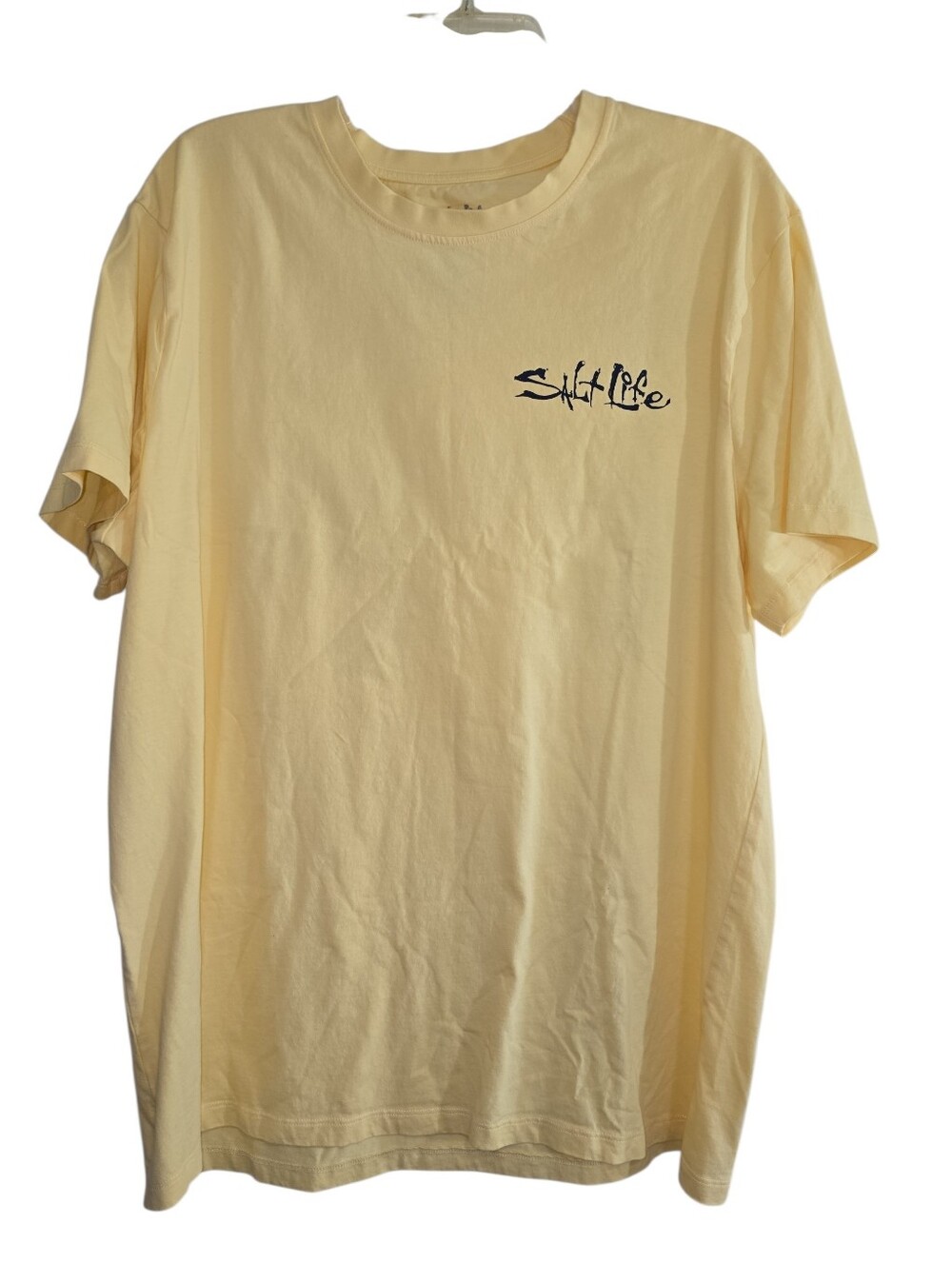 Salt Life Men's Graphic T-Shirt Blue Brew Yellow XL Beer Crab - Picture 3 of 5